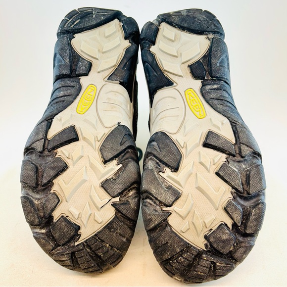 KEEN Big Kid Women's Gray Blue Durand Mid Waterproof Hiking Boots 5.5 EU 35.5 - Picture 9 of 11